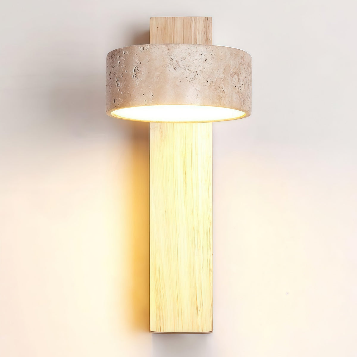 Nordic Travertine Rotatable Wall Lamp